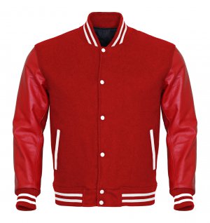 Leather Sleeves Varsity Jackets